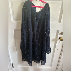 Navy star dress